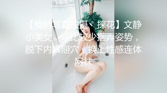 【模特写真拍摄丶探花】文静小美女，话比较少摆弄姿势，脱下内裤掰穴，换上性感连体网袜