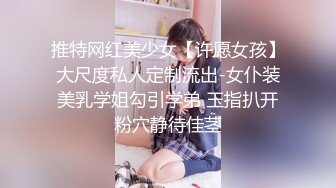 推特网红美少女【许愿女孩】大尺度私人定制流出-女仆装美乳学姐勾引学弟 玉指扒开粉穴静待佳茎