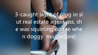 3-caught sight of plug in slut real estate agent ass, she was squirting on me when doggy  miuzxc(pre)